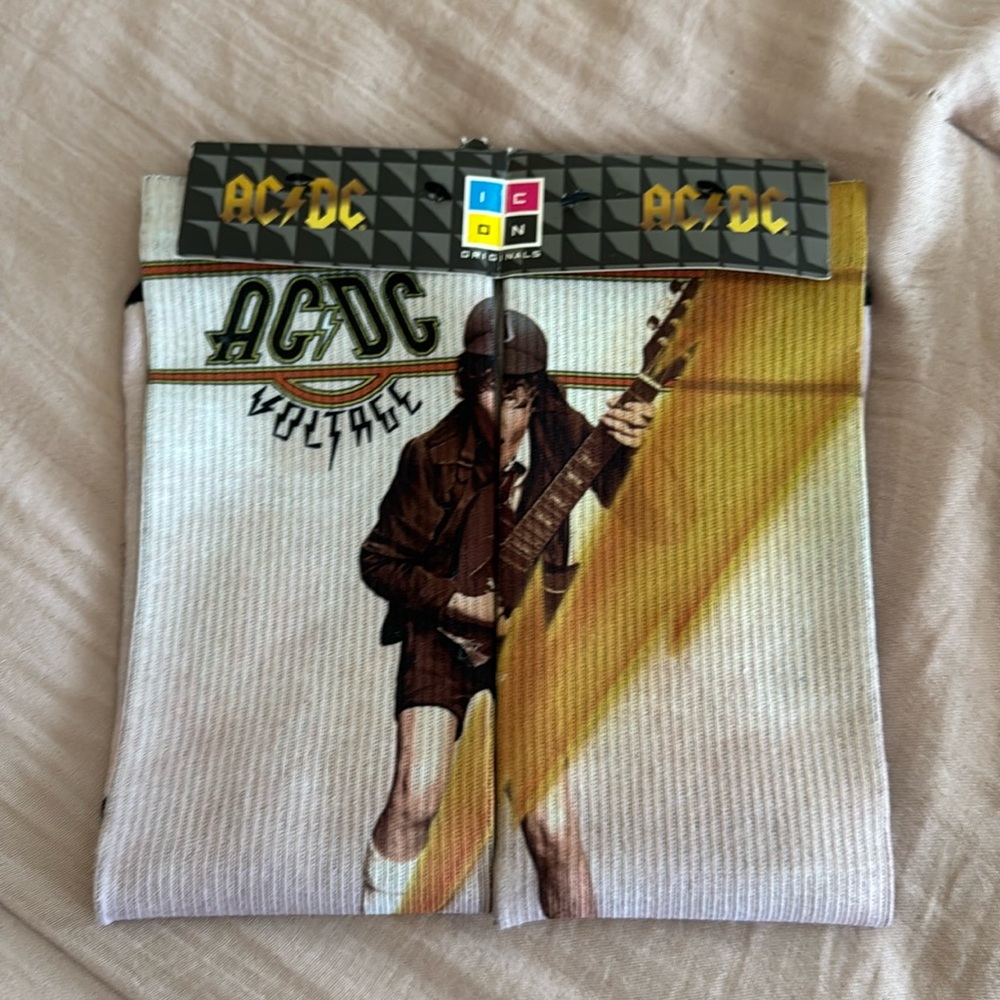NWT AC/DC socks one size fits most
